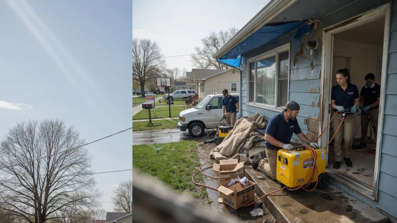 Basement Flood Cleanup in Hazleton, IN near me